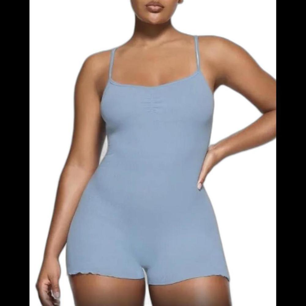 Skims Pointelle Logo Onesie